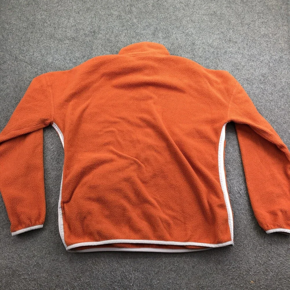 Craghoppers Jacket Womens Small Orange Half Zip Fleece Hiking Pullover Top - Picture 7 of 10